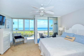 LaPlaya 108B Dream views of the Gulf from your private balcony or screened lanai just steps from the beach